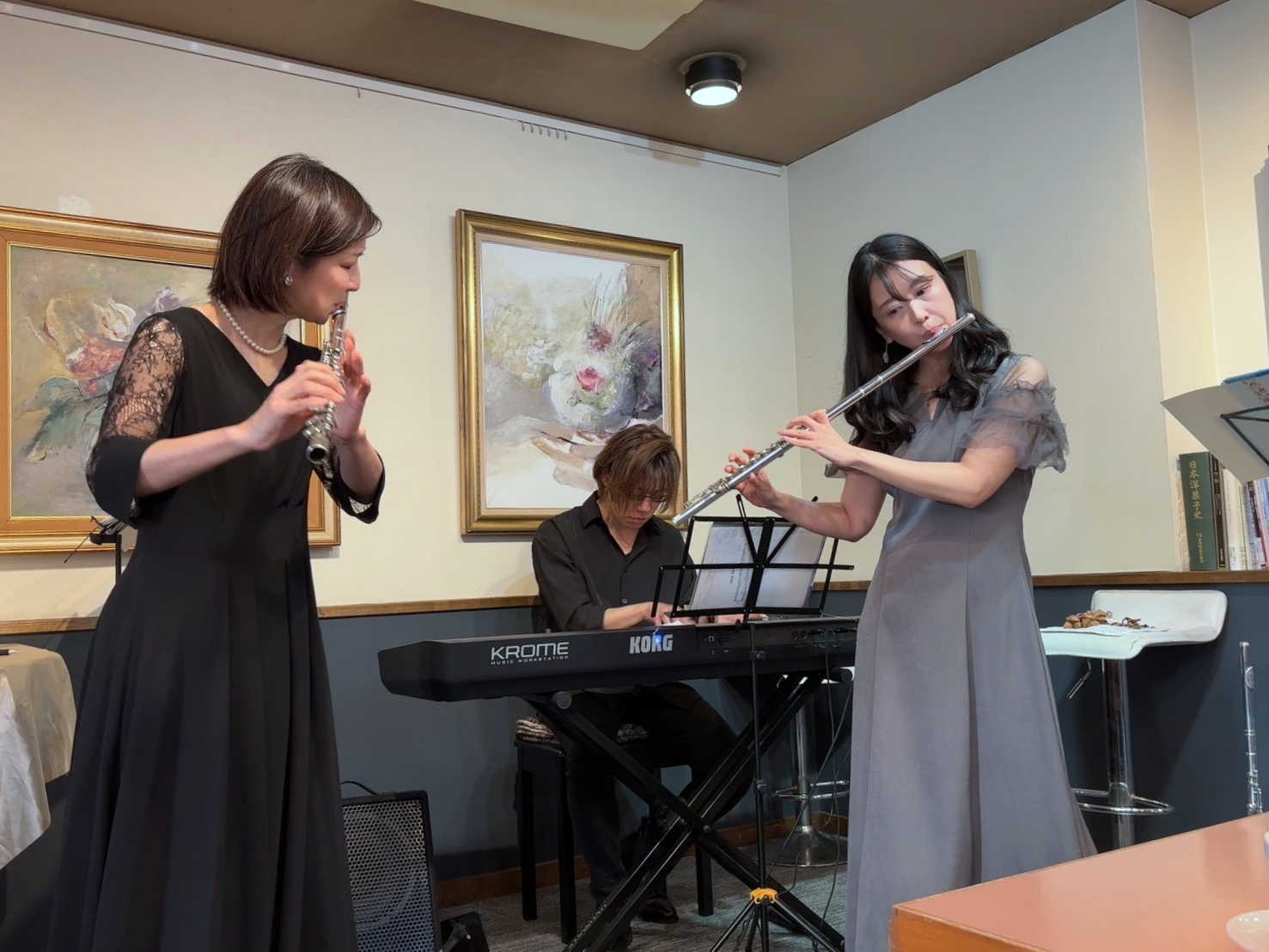 西田紀子・伊藤麻子・宮川直巳トリオ　ナカタヤ サロンコンサート